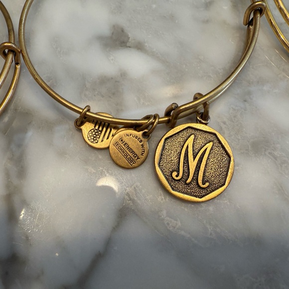 Alex and Ani gold charm bracelets 3 - Picture 4 of 6